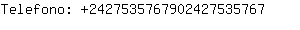 Telefono: 242753576790242753....