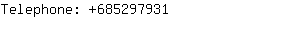 Telephone: 68529....