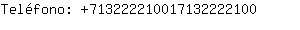 Telfono: 71322221001713222....
