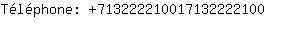 Tlphone: 71322221001713222....