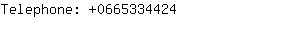 Telephone: 066533....
