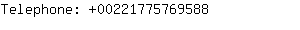 Telephone: 0022177576....