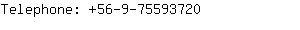 Telephone: 56-9-7559....