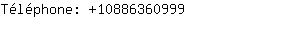 Téléphone: 1088636....