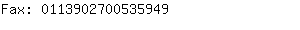 Fax: 011390270053....