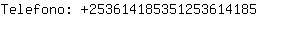 Telefono: 25361418535125361....