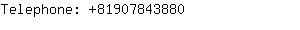 Telephone: 8190784....