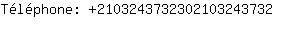 Téléphone: 210324373230210324....