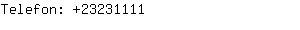 Telefon: 2323....
