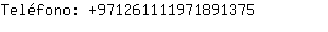 Telfono: 97126111197189....
