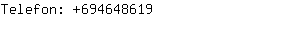 Telefon: 69464....