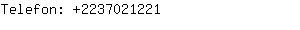 Telefon: 223702....