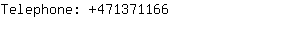Telephone: 47137....