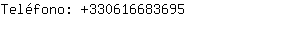 Teléfono: 33061668....
