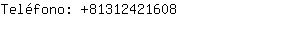 Teléfono: 8131242....