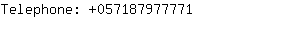 Telephone: 05718797....