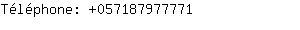 Tlphone: 05718797....