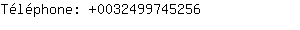 Tlphone: 003249974....