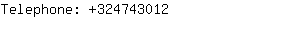 Telephone: 32474....