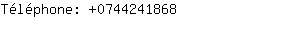 Téléphone: 074424....