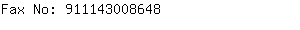 Fax No: 91114300....