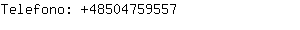 Telefono: 4850475....