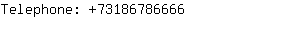 Telephone: 7318678....