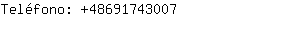 Teléfono: 4869174....