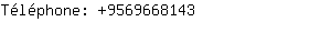 Téléphone: 956966....