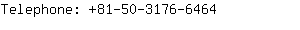Telephone: 81-50-3176-....