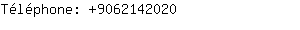 Téléphone: 906214....