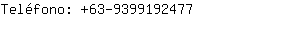 Teléfono: 63-939919....