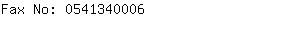 Fax No: 054134....