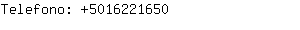 Telefono: 501622....