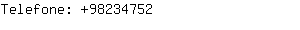 Telefone: 9823....