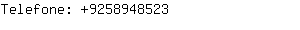 Telefone: 925894....