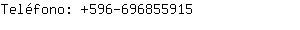 Teléfono: 596-69685....