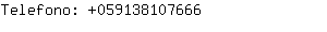 Telefono: 05913810....