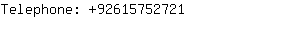 Telephone: 9261575....
