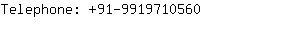 Telephone: 91-991971....