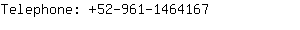 Telephone: 52-961-146....