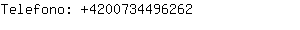 Telefono: 420073449....