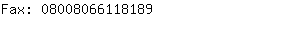 Fax: 0800806611....