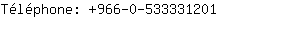 Tlphone: 966-0-53333....