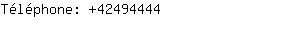Téléphone: 4249....