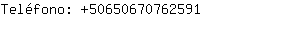 Telfono: 5065067076....