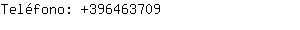 Teléfono: 39646....