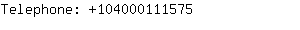 Telephone: 10400011....