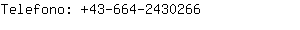 Telefono: 43-664-243....