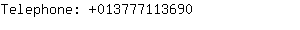 Telephone: 01377711....